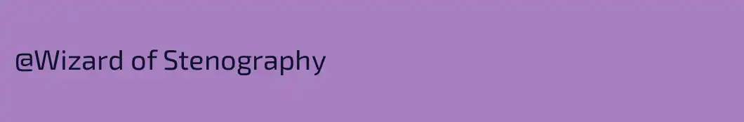 @Wizard of Stenography